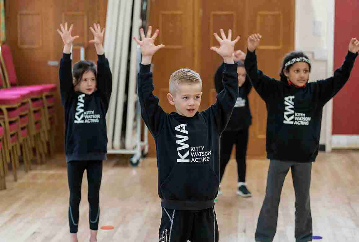 Musical theatre class rehearsal at Kitty Watson Academy