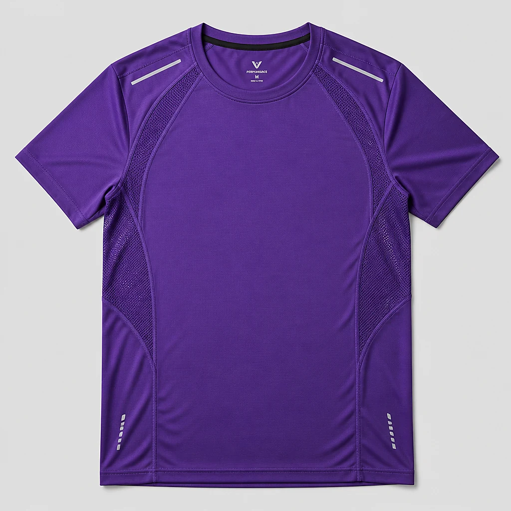 Purple breathable KWA performance t-shirt